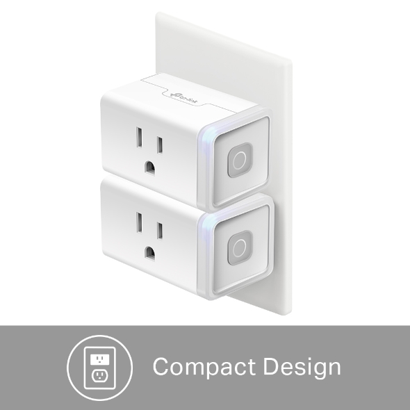 Kasa Smart Wi-Fi Plug by TP-Link (2-Pack) - Control your Devices from  Anywhere, No Hub Required, (HS100 KIT) 