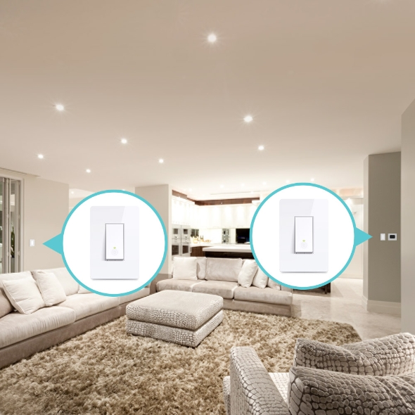 Kasa Smart Wi-Fi Light Switch, 3-Way 3