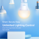 Lampadina LED Smart Wi-Fi con luce dimmerabile 2700K 2