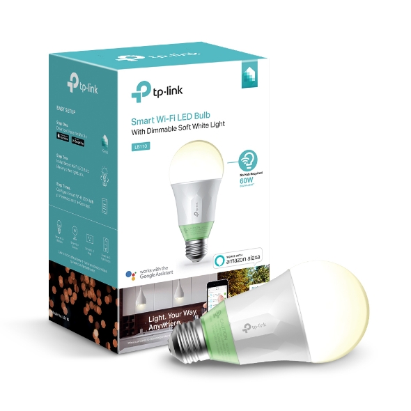 LB110, Kasa Smart Wi-Fi LED Light Bulb - White