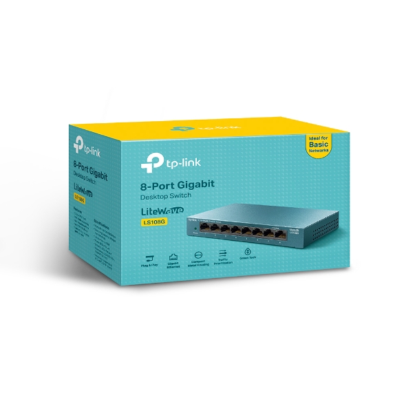 LS108G | 8埠10/100/1000Mbps 桌上型交換器| TP-Link 台灣地區