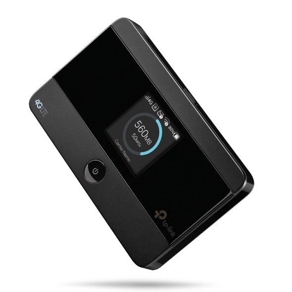 Wall Mount For TP-Link M7350 Mobile Router – Black, By Woodward Digital, Made In UK