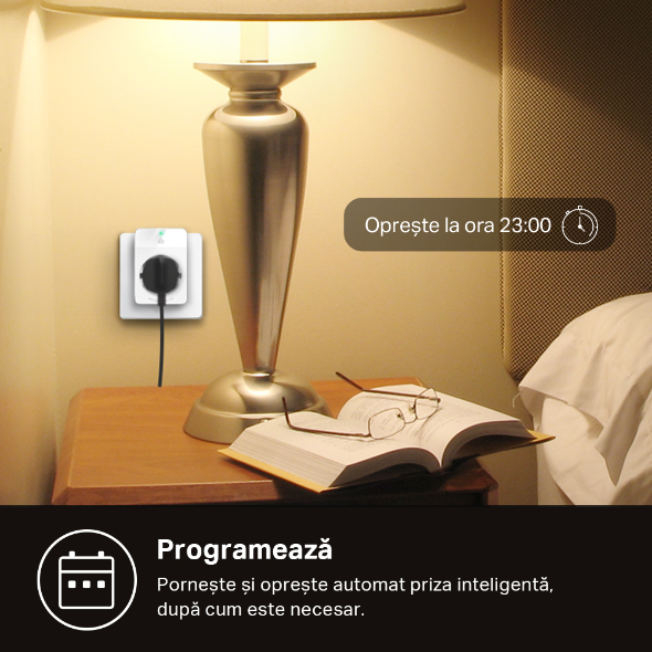 Kasa Mini Priză Wi-Fi Smart cu monitorizarea consumului de energie 4