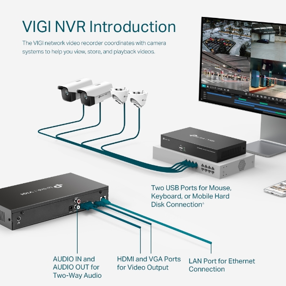 VIGI 8チャンネル ネットワークビデオレコーダー