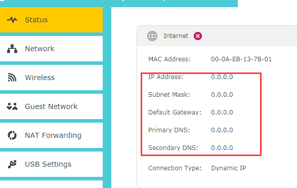 no connection for internet after mac os upgrade