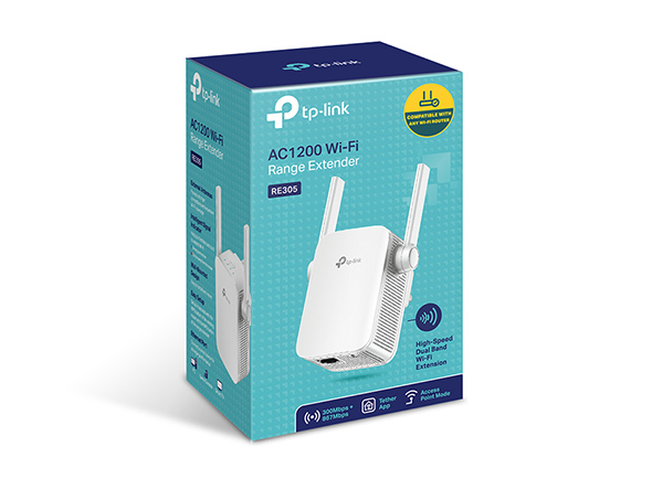 TP-Link RE305-RB AC1200 Wi-Fi Range Extender - Certified Refurbished