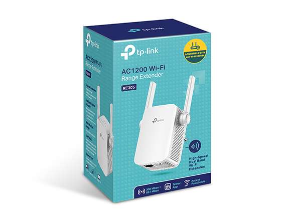 TP-Link RE330 - TP-Link RE330 moltiplicatore di rete Ripetitore di rete  Bianco 10, 100 Mbit/s