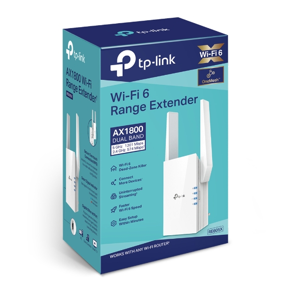 Tp-link EX230v AX1800 Wifi 6 Router White