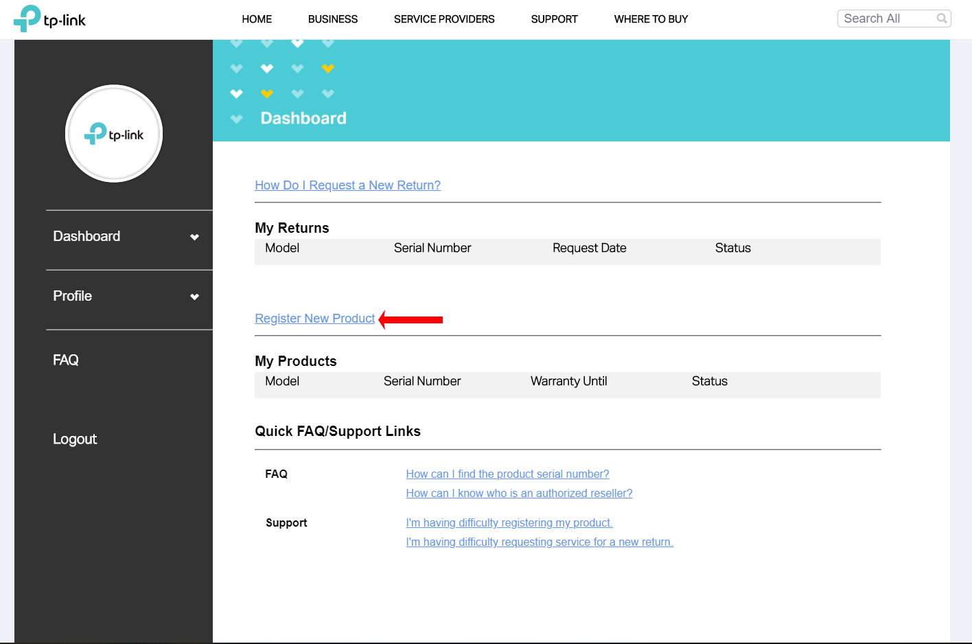 How to Register a Product on the TPLink Warranty Portal