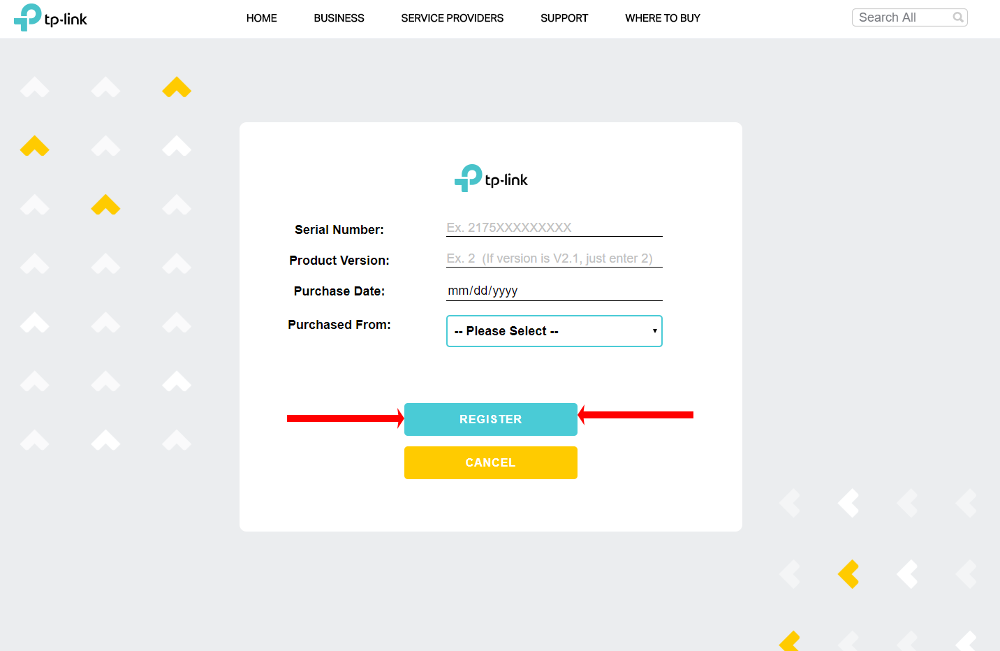 How to Register a Product on the TPLink Warranty Portal