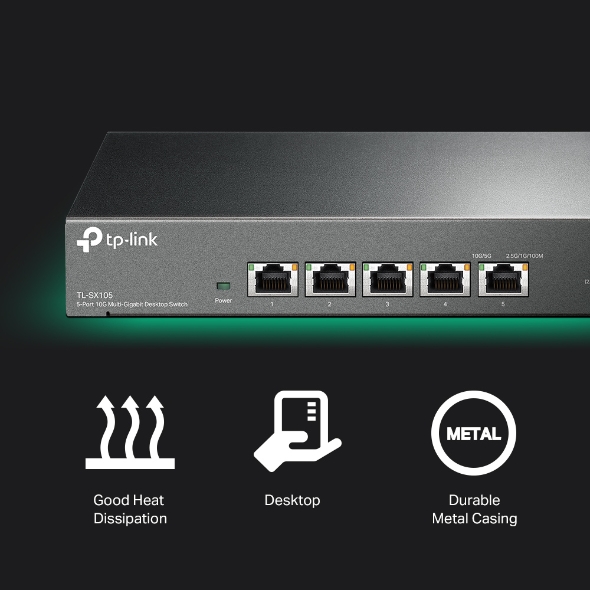 5ポート 10G デスクトップスイッチ 7