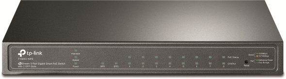 Smart Switch JetStream 8 ports PoE Gigabit avec 2 emplacements SFP  1