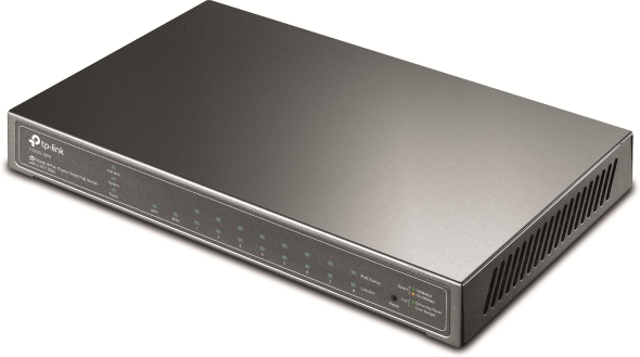 T1500G-10PS | JetStream 8-Port Gigabit Smart PoE Switch with 2 SFP