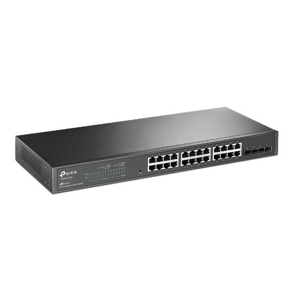 T1600G-28TS | JetStream 24-Port Gigabit Smart Switch with 4 SFP 