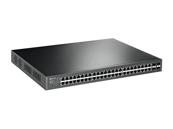 T1600G-52PS | JetStream 48-Port Gigabit Smart PoE+ Switch with 4