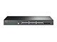 JetStream™ 24 csatlakozós gigabites stackelhető Smart Switch 4 db 10 GE SFP+ foglalat 1