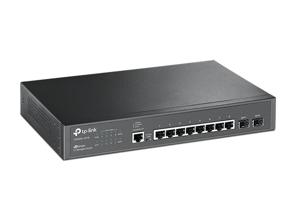 JetStream 8-Port Gigabit L2 Managed Switch with 2 SFP Slots