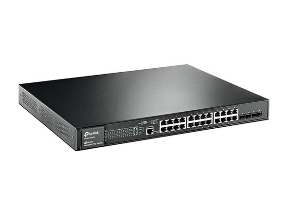 T2600G-28MPS | JetStream 24-Port Gigabit L2 Managed PoE+ Switch