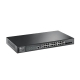 Switch cu management L2 JetStream cu 24 porturi Gigabit, 4 sloturi SFP și alimentare cu curent continuu 2