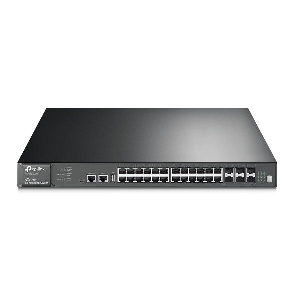 Switch administrable L3 apilable Gigabit de 28 puertos JetStream 1