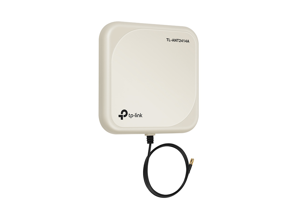 Antenne Wi-Fi Directionnelle TP-Link TL-ANT2414A - Gain 14 DBi 2,4 GHz, Câble 1 M, Connecteur SMA