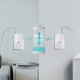 Passthrough Powerline 600 Starter Kit, 2 Ports 8