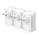 Kit de Inicio de 3 Adaptadores Powerline AV500 de 2 puertos con enchufe incorporado 3