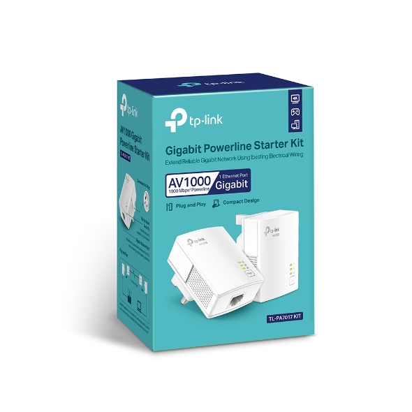 TL-PA7017 KIT | AV1000 Gigabit Powerline Starter Kit | TP-Link