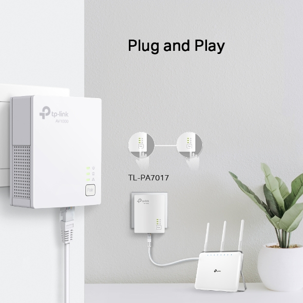 AV1000 Комплект гигабитных адаптеров 8