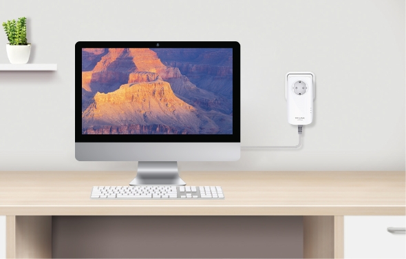 Kit de Adaptadores Powerline AV1300 con Puertos Gigabit y Enchufe Incorporado 7