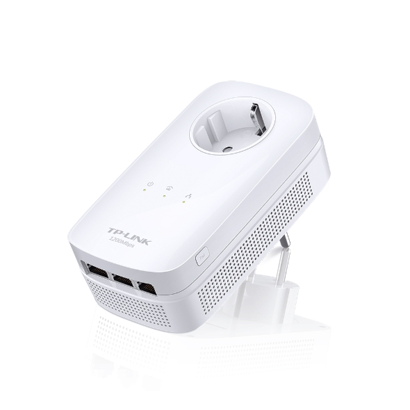 Kit de Adaptadores Powerline AV1300 con Puertos Gigabit y Enchufe Incorporado 4