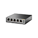 5-Portos 10/100 Mbps asztali switch 4 PoE porttal 3