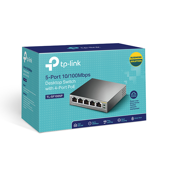 TL-SF1008P Switch 8 Puertos Fast Ethernet con 4 PoE TP-Link