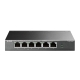 Switch de bureau 6 ports 10/100 Mbps avec 4 ports PoE+ 1