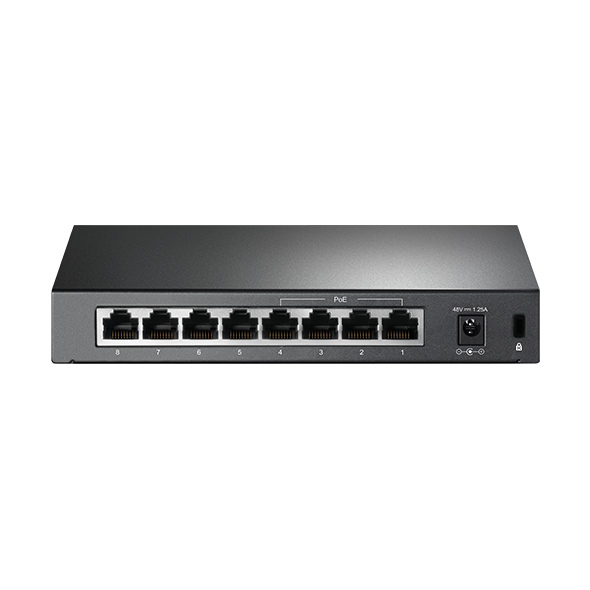 Hored AI106 Switch PoE Smart 6 Porte (4 PoE + 2 Uplink) 60W - 802.3af/at, Trasmissione Fino A 250m, AI Extend E QoS