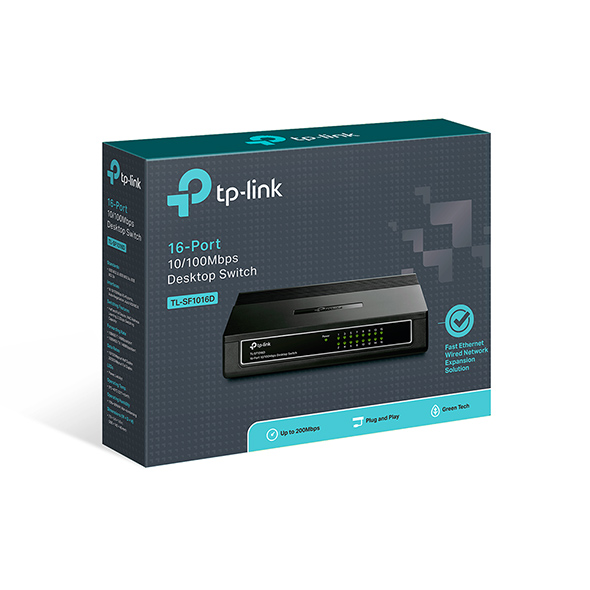 Tp Link switch 16-Ports 10/100mbps Tl-Sf1016d - Vente matériels et