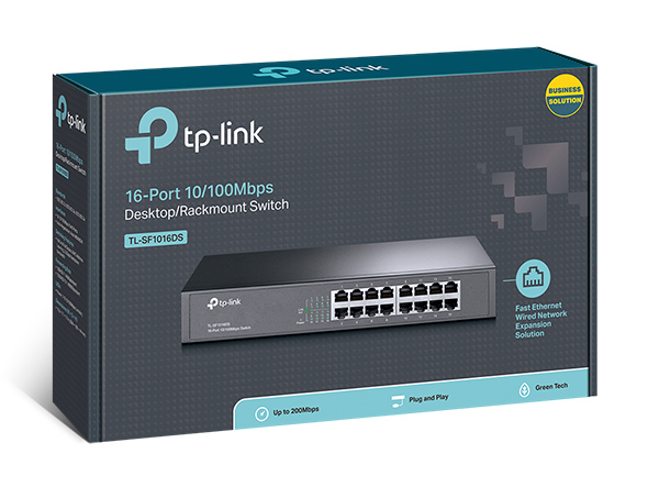 switch 16 puertos tp-link TL-SF1016D MiniDesktop