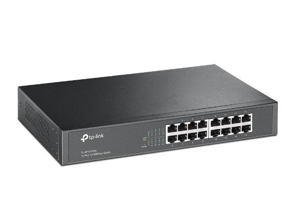 16-Port 10/100Mbps Desktop/Rackmount Switch