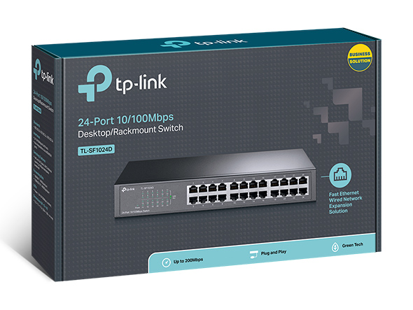 TP-Link 8 Port 10/100Mbps Fast Ethernet Network Switch Desktop Hub Adapter  RJ45