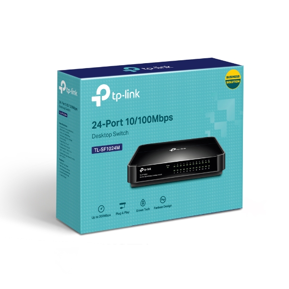 SWITCH TP-LINK TL-SF1024D 24 PORTS 10/100 MBPS