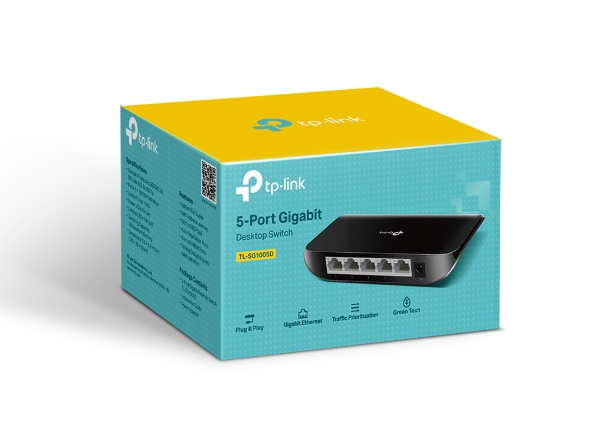 TP-LINK 5-Port Gigabit Desktop Switch TL-SG1005D - The Home Depot