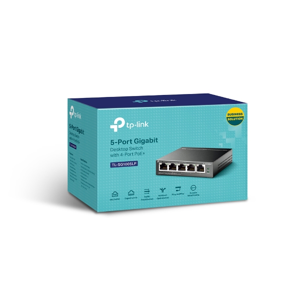 5-Port Gigabit Metal Desktop Switch with 4 PoE Ports Indonesia