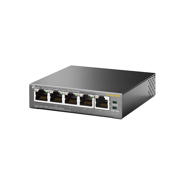 TP-Link Switch RJ45 POE 5 Ports TL-SG1005P 65W