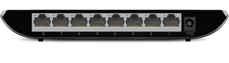 TP-Link 8-Port Gigabit Ethernet Unmanaged Switch | Plug and Play | Metal |  Desktop/Rackmount | Limited Lifetime (TL-SG1008),Black