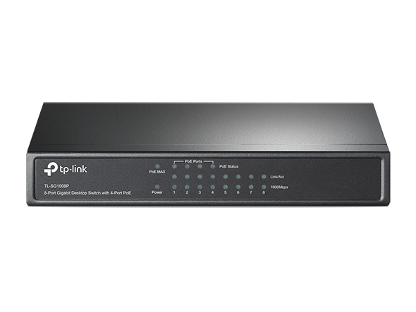 8-Port Gigabit Desktop Switch with 4-Port PoE 1