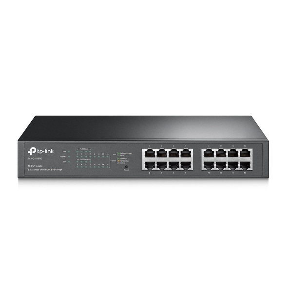 16-Port Gigabit Easy Smart Switch with 8-Port PoE+ 