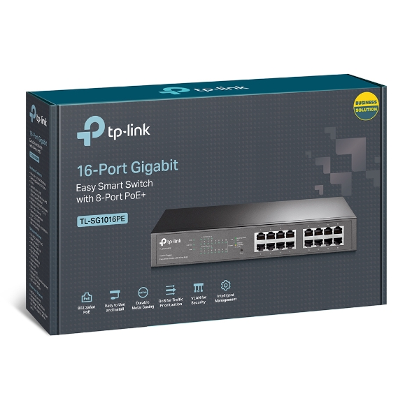 16 Port PoE Switch, PoE+