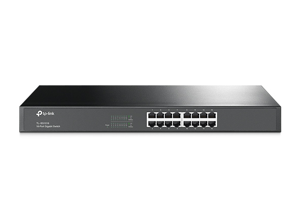 Switch de montaje en rack Gigabit de 16 puertos 1