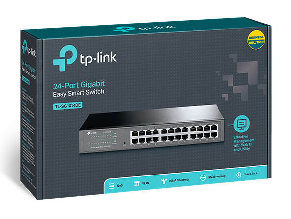 TL-SG1024DE, 24-Port Gigabit Easy Smart Switch