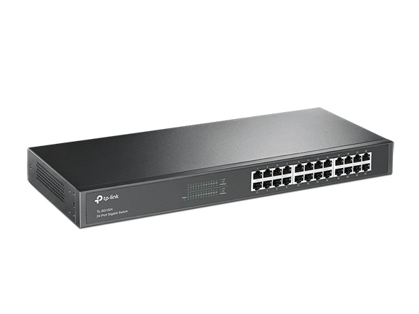 TP-LINK Commutateur (Switch) réseau 24 ports Gigabit Bureau/Rack TL-SG1024D  - Webeex Informatique